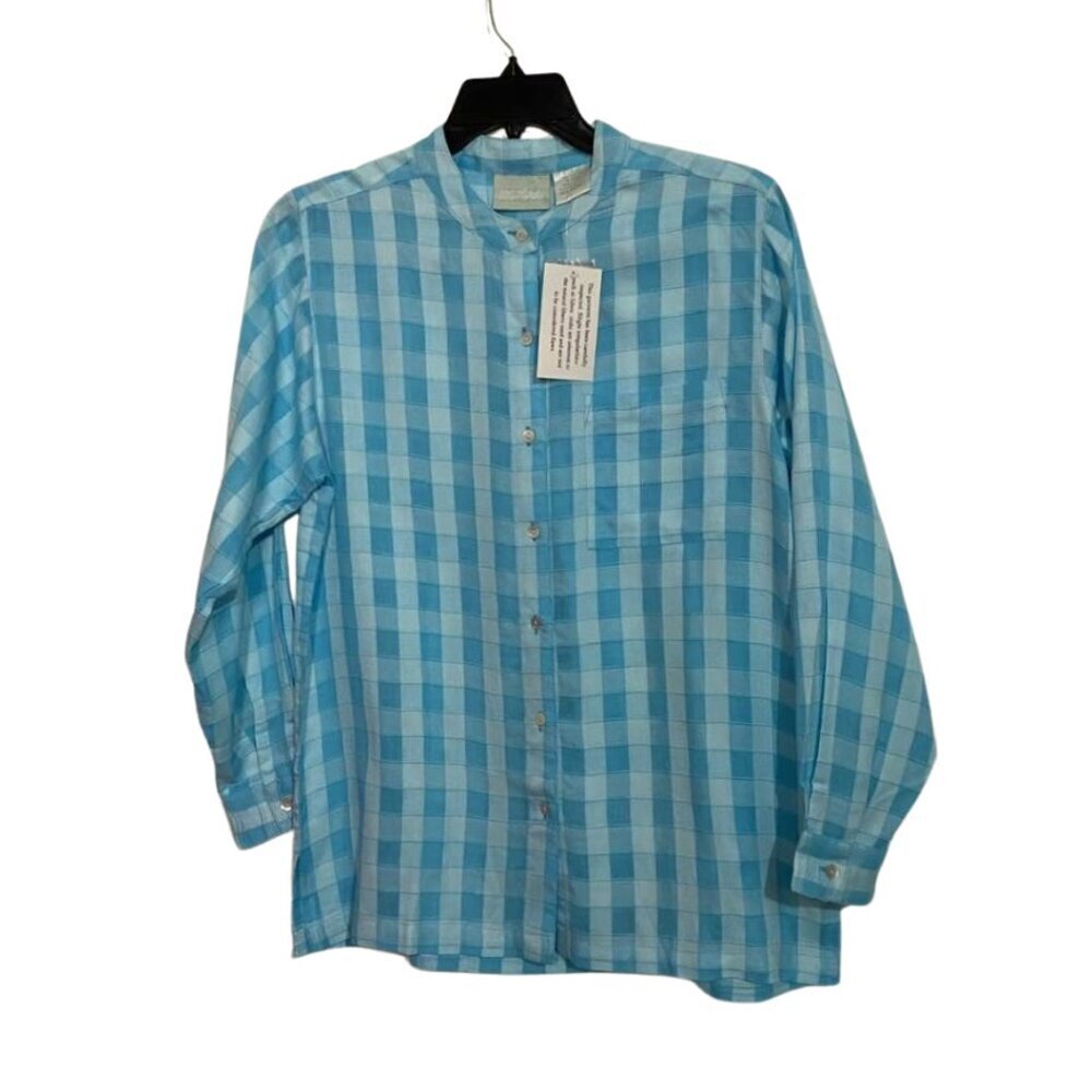 2 for $15 NWT 220 Hickory Lightweight Long Sleeve Button Down Shirt Size Medium - Picture 1 of 13